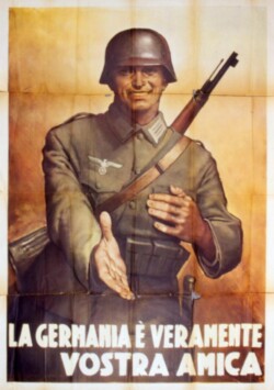 Manifesto di propaganda tedesca