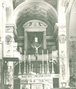 San Miniato, Duomo. Fotografia di Cesare Barzacchi realizzata nei giorni immediatamente seguenti i fatti del Duomo